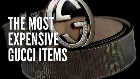 most expenive piece of clothing at gucci|most valuable Gucci items.